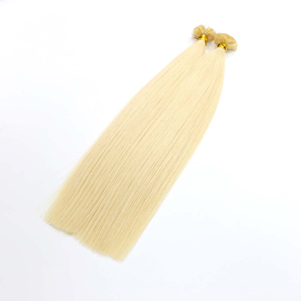 Flat Tip 20 inch Sunset Blonde PLa3 Hair Extensions (2)