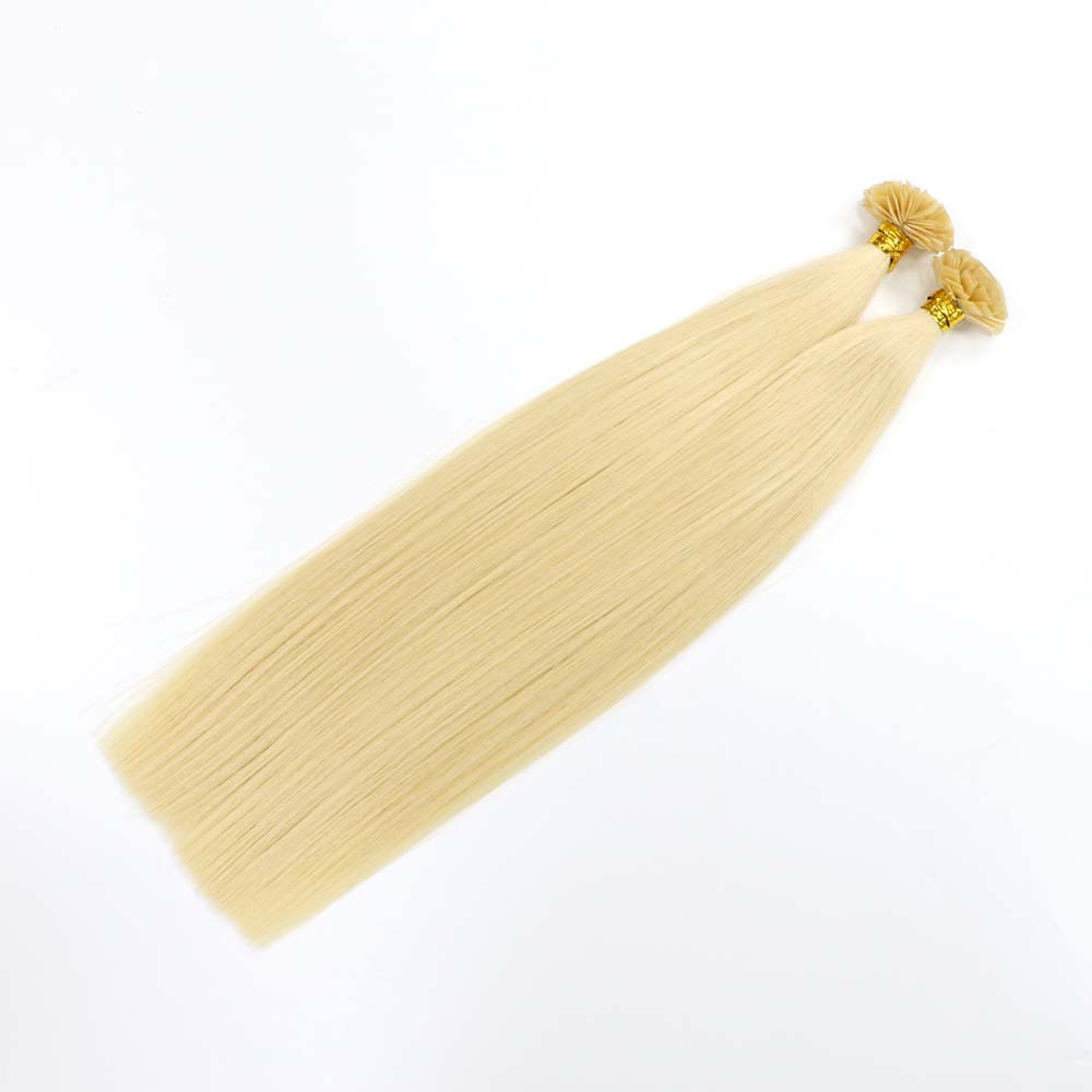 Flat Tip 16 inch Sunset Blonde PLa3 Hair Extensions (9)