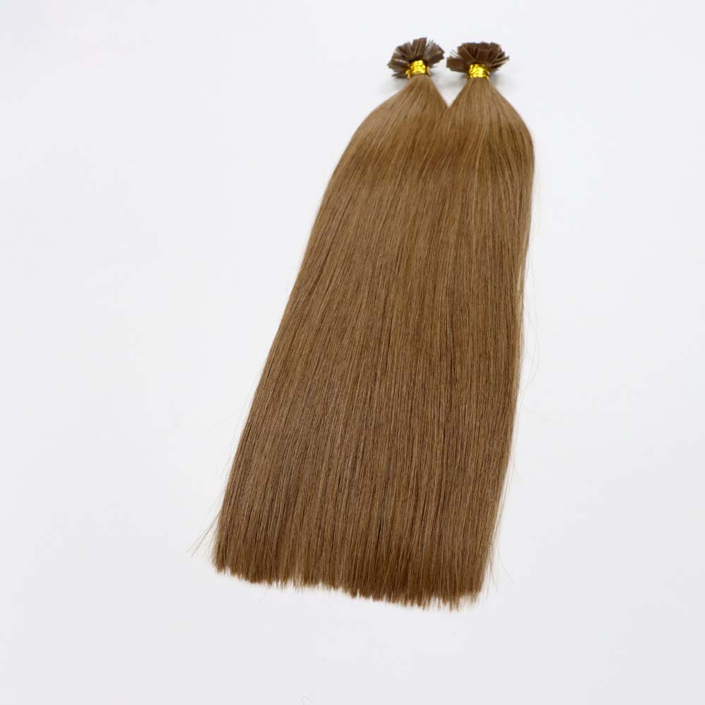 Flat Tip 16 inch Caramel Brown PLa2 Hair Extensions (6)