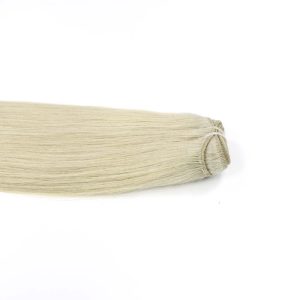 Weft 16 inch Ash Blonde PLa2 Hair Extensions 5