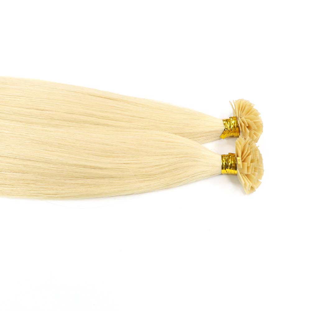 Flat Tip 20 inch Sunset Blonde La3 Hair Extensions (2)