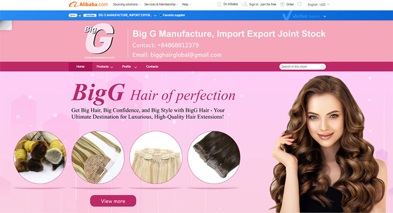 BigG Hair is a good suggestion for sourcing hair extensions from Vietnamese women.