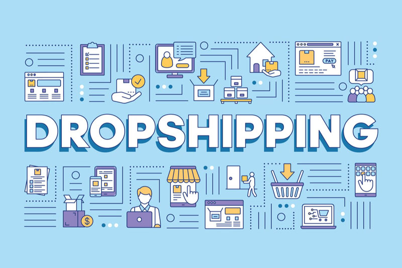 Dropshipping is a business model in which an online retailer